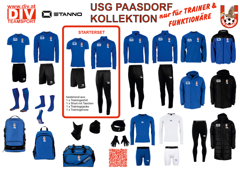 TRAINER Kollektion der USG PAASDORF